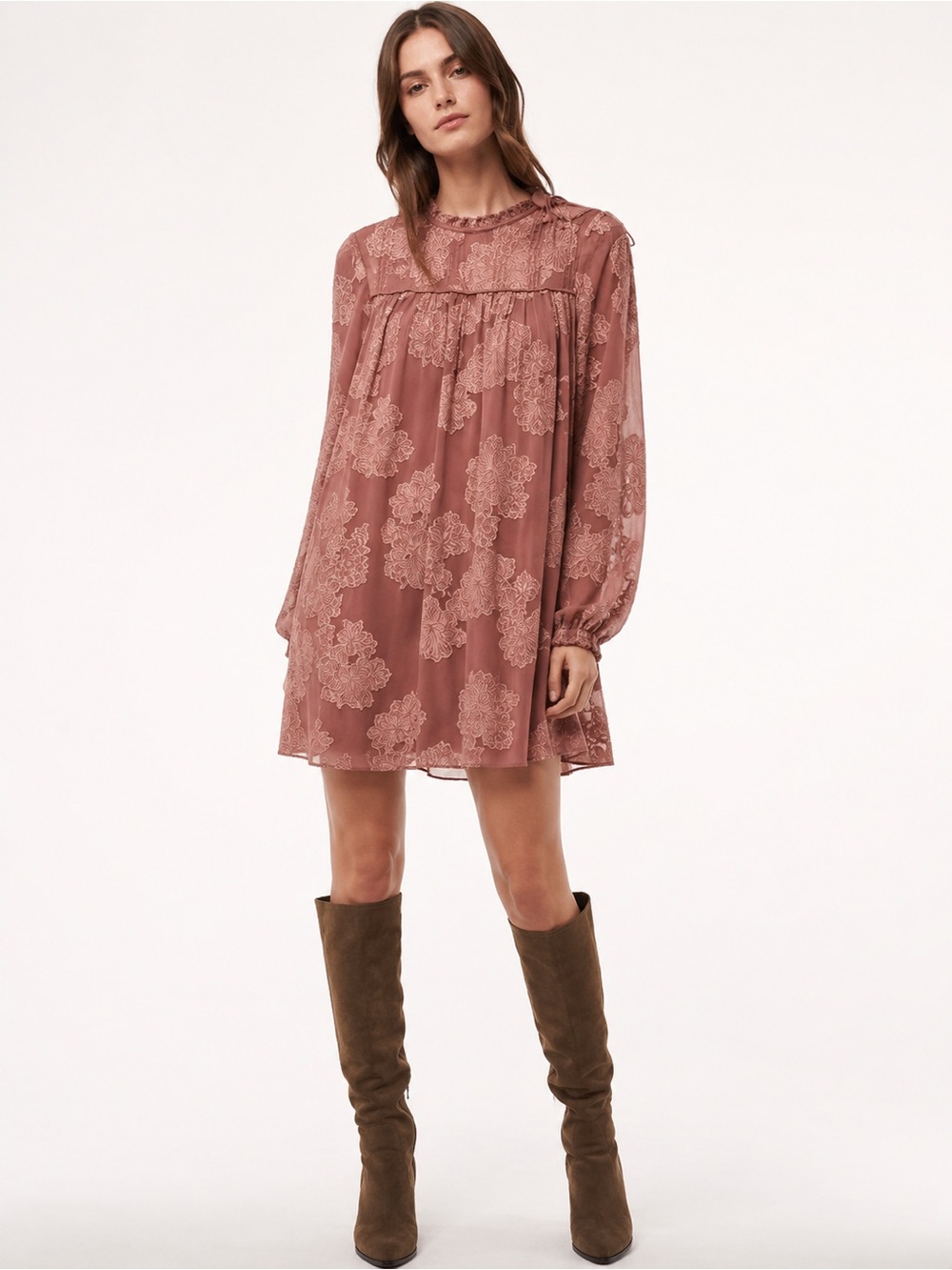 Aritzia Wilfred Long Sleeve Dress